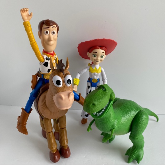 Disney Toys Toy Story Toy Lot Woody Jessie Bullseye And Rex Poshmark